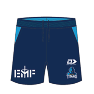 Gold Coast Titans 2026 Navy Training Shorts  
